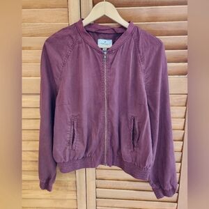 American Eagle burgundy jacket